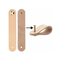 10 Adet Deri Kapı Kulpu, Dolap Dolap Kulpu Kapı Kulpu, Dolap Kulpu Özel Mobilya Dekorasyonu İçin