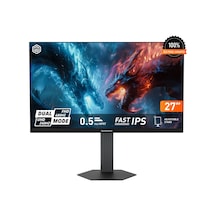 Gamebooster Gb-27a1h480fufsc Atlas Dual Fu48 27'' 4k Uhd 240hz - Fhd 480hz Fast Ips 0.5ms 2 Hdmı + 2 Dp Hdr400 Hoparlörlü Pivot Flat Gaming