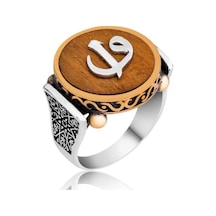 Gumush Gümüş Elif Vav Erkek Yüzük  551168936