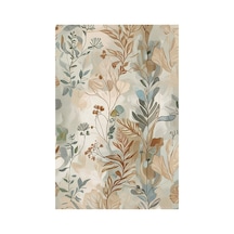 Kartela Halı Kora Halı Kaymaz Taban Makinede Yıkanabilir Halı - 100 X 150 Cm Çok Renkli