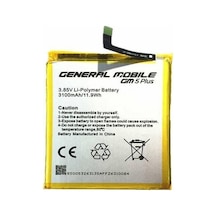 General Mobile GM5 Plus Batarya