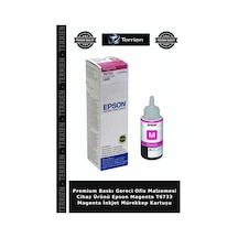 Premium Baskı Gereci Ofis Malzemesi Cihaz Ürünü Epson Magenta T6733 Magenta İnkjet Mürekkep Kartuşu