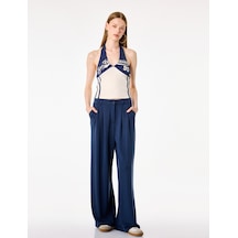 Koton Slim Fit Baskılı Kolsuz Halter Yaka Atlet Ekru 6sal30013ık