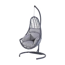 Rattan Kule Salıncak - Koyu Gri