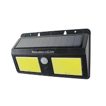 Sensörlü Solar Led Çiftli Duvar Tipi Aplik Led Su Geçirmez 96cob