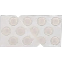 18 Mm Cam Altı Kaydırmaz Silikon Abanoz