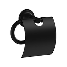 A4452236 VitrA Origin Classic Kapaklı Tuvalet Kağıtlığı, Mat Siyah