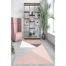 West Home Dijital Baskı Yıkanabilir Kaymaz Taban Salon Halısı Mutfak Halısı Koridor Halısı Wh 447 Rose