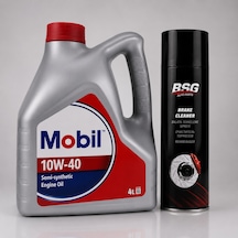Mobil 10W-40 Motor Yağı 4 L + Balata Spreyi 500 ML