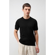 Antioch Comfort Slim Triko T-shirt Siyah