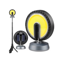 Powermaster Çalışma Lambası 25 Watt Usb Type-c Girişli Cob Led Solar Güneş Enerjili Dönebilen Kamp Aydınlatma Ayaklı