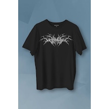 Trap Metal Hip Hop Rap Music Müzik Trapmetal Baskılı Siyah T-shirt Unisex Tişört 001