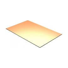 10x15 Cm Tek Taraflı Bakır Plaket