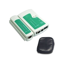 Cat5/6 RJ45 - RJ11 ADSL İnternet Kablo Test Cihazı Network Tester