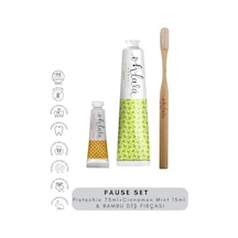 Ohlala Pistachio Mint 75ml + Cinnamon Mint 15 Ml + Bambu Diş Fırçası Pause Set