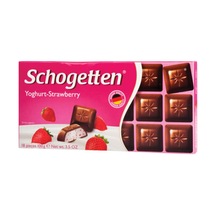 Schogetten Çilekli Yoğurtlu Çikolata 100 G - 4 Adet Tarı