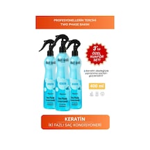 Çift Fazlı Keratin İçerikli Fön Suyu 400ml.3'lü Özel Set