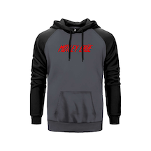 Mötley Crüe 1981 Gri Renk Reglan Kol Sweatshirt Gri