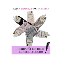 Angbutik Mısırlı 70205 Kadın Pamuklu Patik Çorap Çok Renkli