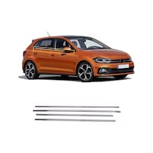 Volkswagen Polo Krom Cam Çıtası 2017 Sonrası 4 Parça