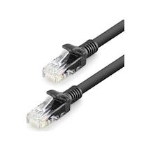 Yüksek Hızlı Cat6 Ethernet Patch Kablosu 15 Metre Siyah