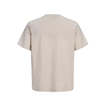 Jack & Jones Jjfrank Erkek Tişört Bisiklet Yaka Kısa Kollu Bej