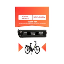 Volta Vb7 Uyumlu 36v 20ah Elektrikli Bisiklet Bataryası Siyah