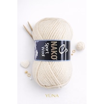 Sport Wool Kalın Örgü İpi %25 Yün 6383 Mantar Beji