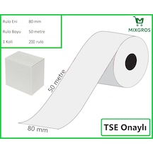 80x50 Metre Termal Yazarkasa Ve Adisyon Rulosu 200 Adet