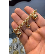Şans Bilekliği Gold Renk Altın