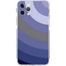 Apple Uyumlu iPhone 11 Pro Kamera Korumalı Kapak Renk Cümbüşü Tasarımlı Şeffaf Kılıf