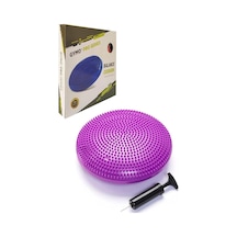 Gymo Pompalı Denge Yastığı Balance Disk Denge Pedi 33cm Mor Çok Renkli
