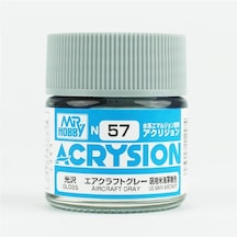 Mr.hobby N-057, 10 Ml. Aircraft Gray Acrysion Maket Boyası Standart