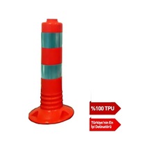 50 Cm Delinatör Trafik Otopark Delinatör 50 Cm Esnek Şerit Ayırıcı