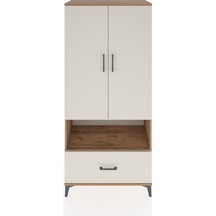 Hyperion Dolap 3 Raflı Tek Çekmeceli Tek Askılı 88x44x195 Çam-aytaşı Atlas Çam