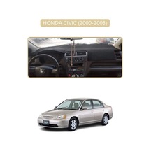 Honda Cıvıc 2000-2003torpido Koruma Halısı Bej Kenar