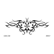 Airbrush Tattoo Kasık Bel Yapışkanlı Stencil Süsleme Ve Boyama Kalıbı