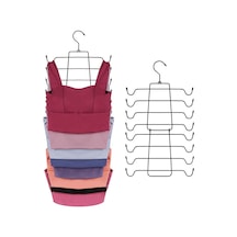 Tr 2 Paket Tank Top Askı Yerden Tasarruflu, Dolap Düzenleyici İçin Sütyen Askıları, Asılı Sütyen Düzenleyici T Diğer