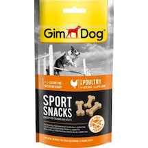 Gimdog Sportsnacks Tavuklu ve L-Carnitinli Köpek Ödülü 60 G