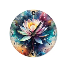 Lotus Çiçeği Dekoratif Duvar Saati