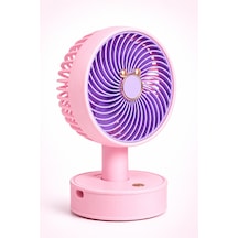 Mini El Fan Masaüstü Yeni Nesil Vantilatör 3 Kademeli Masaüstü Fan Şarjlı Sogutucu