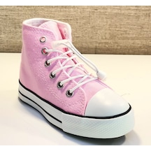 Cool Luıs Uzun Lastik Bağcıklı Keten Ayakkabı Pembe