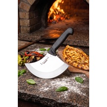 Silver Serisi Mutfak Bıçağı Hilal Börek Pizza Bıçağı Pide Salata Mutfak Bıçak Siyah Sap Mft-243x