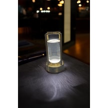 Cata Ct-8439 Vegas Masa Lambası 3 Renk Işık Fonksiyonlu Usb Şarjlı Gold Kasa Gold