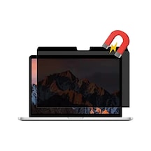 Newface Apple MacBook Uyumlu Air 13.3 Apple MacBook Uyumlu Manyetik Hayalet Ekran Koruyucu - Siyah