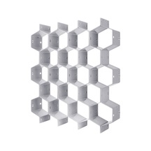 Cbtx Ayarlanabilir Çekmece Petek Fıçı Tahtası Bölme Bölücü Kutu Ayırıcı Dıy Organizatör Sıralama Külot Çorap Saklama Kutusu - Gri