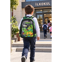 Ninja Kaplumbağalar Turtles Okul Çantası İlkokul Öğrenci Sırt Çantası 40 X 25 X 17 Çok Renkli