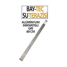 Gri Mıknatıslı Su Terazisi 80 Cm