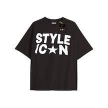 Flood Of Style Siyah Oversize T-shirt Style Özel Tasarım