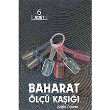 Modacar 6 Lı Şeffaf Baharat Kaşığı Camino Design Çok Renkli